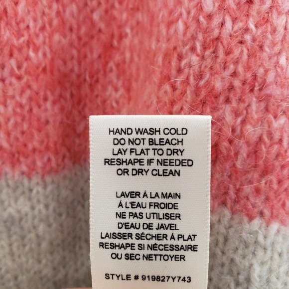 Rebecca Taylor Striped Colorblock Sweater Womens Size Small Wool Blend - Picture 7 of 12